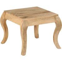 Berkfield Home End Table 45x45x40 cm Solid Mango Wood in Brown | Size: 45 x 45 x 40 cm