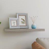 Berkfield Home Floating Wall Shelf Concrete Grey 60x23.5x3.8 cm MDF