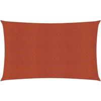 Berkfield Home Sunshade Sail 160 g/m Terracotta 2x5 m HDPE in Brown