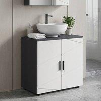 STILVORA Under Sink Cabinet with Adjustable Shelf in Grey