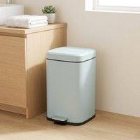 STILVORA 20L Kitchen Bin with Pedal Lid in Green