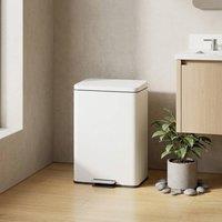 STILVORA 20L Kitchen Bin with Soft-Close Lid in Cream