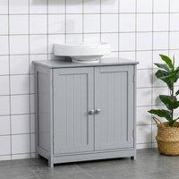 STILVORA Under-Sink Storage Cabinet with Adjustable Shelf Grey