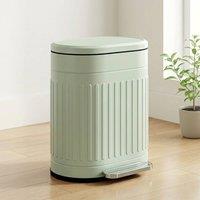 STILVORA 20L Kitchen Pedal Bin with Soft-Close Lid in Green