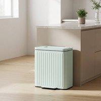 STILVORA Dual 20L Kitchen Bin with Soft-Close Lid in Light Green