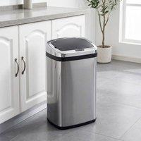 STILVORA 30L Sensor Bin with Motion Sensor Lid in Silver