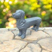 Minster Stylish Living Ltd 82cm Dog-Style Bench - MGO - L82 x W18 x H56 cm in Grey