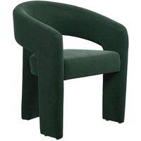 Lemon Pavilion Furniture Alba Indoor Dining Chair - Velvet - L52.5xW59xH75 cm - Forest Green