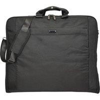 House of Leather Soft Suit Carrier Travel Garment Dress Bag Luxe in Black