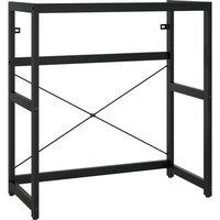 Berkfield Home Bathroom Washbasin Frame Black 79x38x83 cm Iron | Size: 79 x 38 x 83 cm