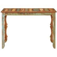 Berkfield Home Dining Table 110x52x76 cm Solid Wood Reclaimed | Size: 110 x 52 x 76 cm