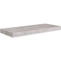 Berkfield Home Floating Wall Shelf Concrete Grey 60x23.5x3.8 cm MDF