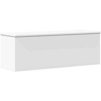 Berkfield Home Storage Box White 102x35x35 cm Engineered Wood | Size: 102 x 35 x 35 cm