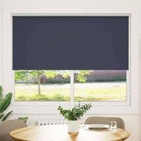 Berkfield Home Roller Blind Blackout 140 x 175 cm Marine in Blue