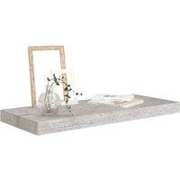 Berkfield Home Durable Floating Wall Shelf Concrete Grey 60x23.5x3.8 cm MDF