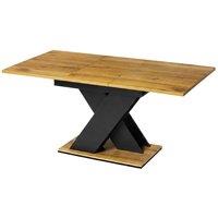 VOGREX 120-160cm Extendable Dining Table in Light Oak