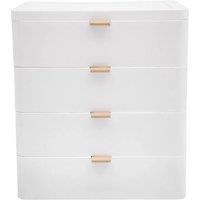 Havendro White 4-layer Drawer Storage Box, Desktop File & Storage Box
