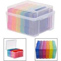 VOGREX Multicoloured 5x7 Photo Storage Box Album Organizer for Postcards