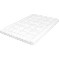 KORVIXA Mattress Topper Double Size 10cm Deep in White