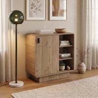 Decortie 'Rovel' Console Cabinet with Soft Close Door in Natural Oak