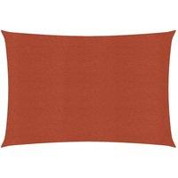 Berkfield Home Sunshade Sail 160 g/m Terracotta 2.5x3.5 m HDPE in Brown