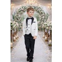 Milano Mayfair Boy's Hugo Tuxedo Suit in Black | Size: 5 Years