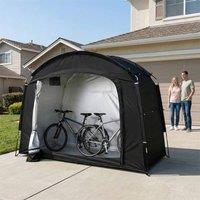 NESTLUNE Waterproof Bike Bicycle Storage Tent Garden Shelter Cover in Black | Size: 0-18 m