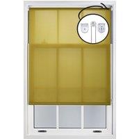 Furnished Green Daylight Roller Blinds with Metal Fittings - Trimmable Window Shade | Size: 225 cm width x 210 cm drop