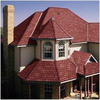 Living and Home 18Pcs/Pack Fish-scale Asphalt Shingles Houses Shed Roofing Tiles in Red
