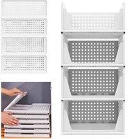 KORVIXA Folding Wardrobe Storage Box in White | Size: 900mm
