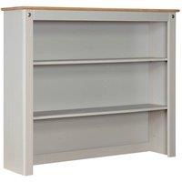 NESTLUNE Sideboard Grey Hutch Top Large Buffet Dresser | Size: 100 cm x 15 cm