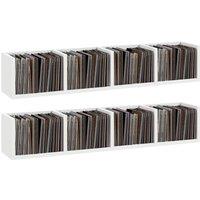 KORVIXA Set of 2 Wall Mount Storage Shelf in White | Size: 0.6m2