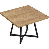 VOGREX Square Dining Table for 4, Kitchen Dinner Table in Light Oak