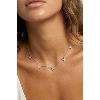 MUCHV Sterling Silver Butterfly Necklace - Women's Jewellery