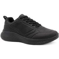 Pavers Women's Memory Foam Lightweight Trainers in Black | Size: 4