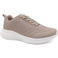 Pavers Women's Memory Foam Lightweight Trainers in Beige | Size: 5