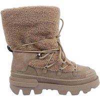 Lee Cooper Women's logical Leather Snow Boots in Taupe | Size: 5