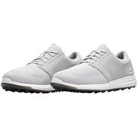 Travis Mathews Men's Cuater The Moneymaker Waterproof Spikeless Golf Shoes in Light Grey | Size: 7