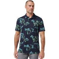 Travis Mathews Men's Favourite Hello Golf Polo Shirt in Navy | Size: Large