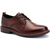 Base London Men's Dime Derby Shoe in Brown | Size: 6