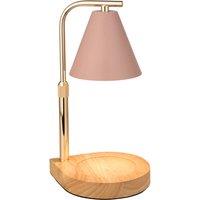 H&O Direct Height Adjustable Dimming Candle Warmer Lamp in Pink