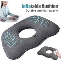 NESTLUNE Inflatable Cushion Seat Pillow Coccyx Orthopaedic Back Pain in Grey | Size: 100 cm x 190 cm