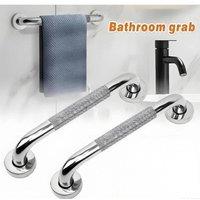 NESTLUNE 2PCS safety support hand rail handle bar grip in Silver