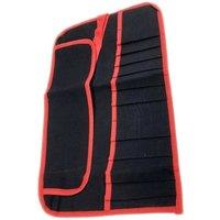 VOGREX Roll Up Canvas Tool Bag 12 Pockets For Wrenches Hand Tools in Black