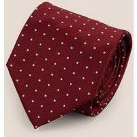 Oswin Hyde Men's Polka Red Tie