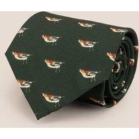 Oswin Hyde Men's Flutter Green Tie