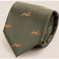 Oswin Hyde Men's Buck Green Tie