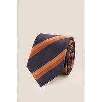 Oswin Hyde Men's League Navy Stripes Tie