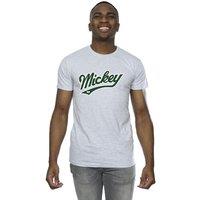 Disney Men's Mickey Mouse Bold T-Shirt in Grey | Size: 2XL