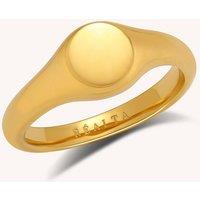Realta Women's Sara Initial Ring in Silver | Size: 10